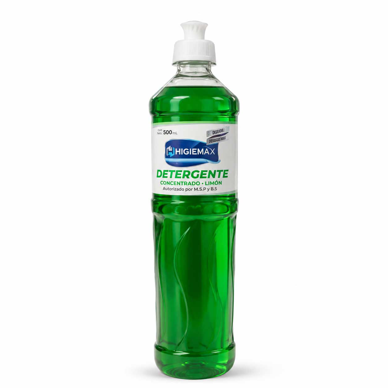 Detergente aroma limón en botella