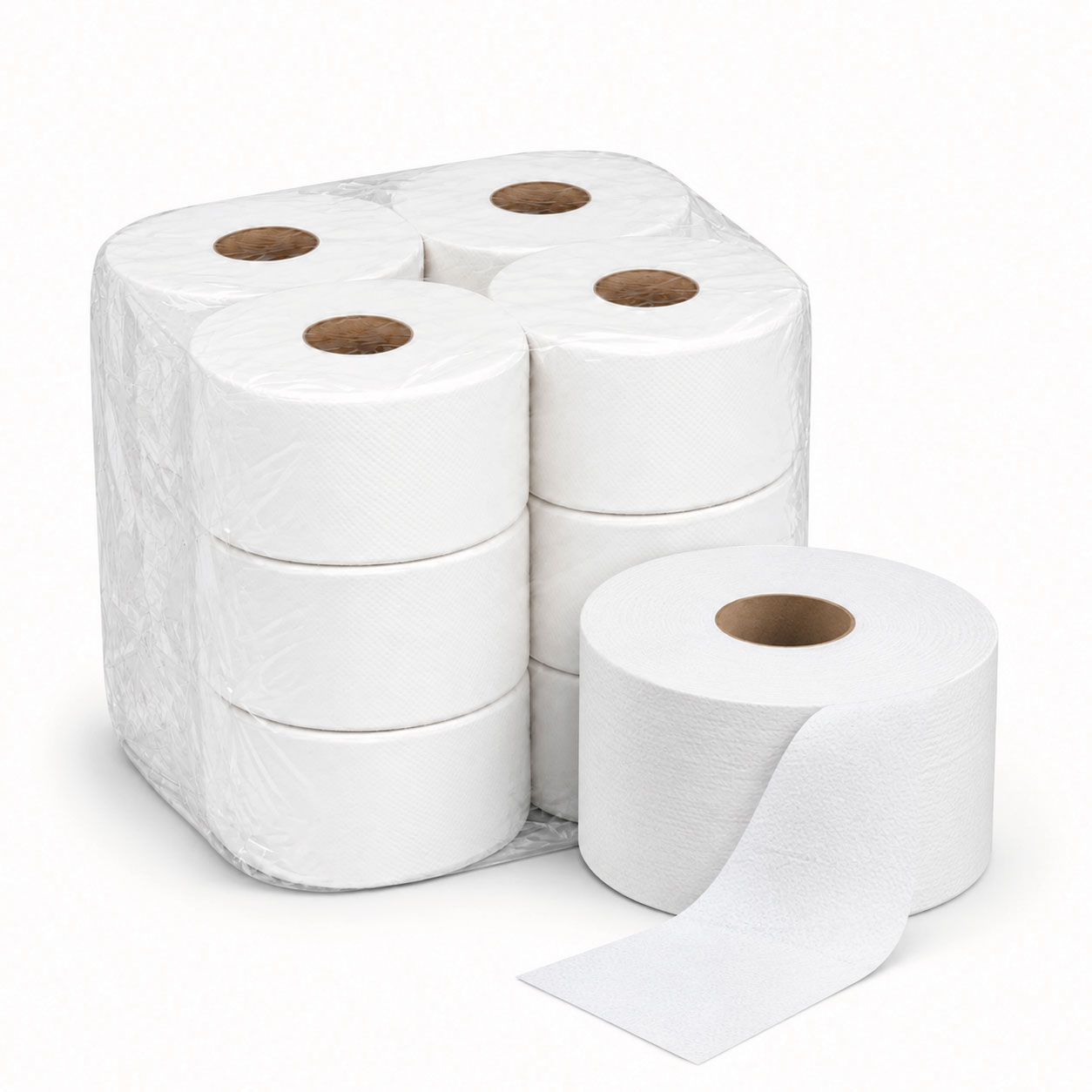 Papel Higiénico Institucional Estándar de 300 metros x 8 unidades